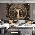 thumbnail image 3 of Tree of Life Tapestry Wall Hanging Sun Moon Stars Tapestries Aesthetic Galaxy Wall Tapestry Nature Home Decoration for Living Room Bedroom, 3 of 6