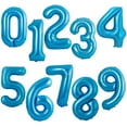 thumbnail image 4 of 40 Inch Large Foil Helium Number Balloon Birthday Wedding Party 0-9 (Baby Blue, 9), 4 of 5