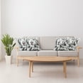 thumbnail image 4 of Ambesonne Black White Throw Pillow Cover 4 Pack, Winter White Tiger, 24", White Black and Grey, 4 of 5