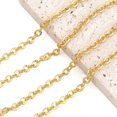 thumbnail image 5 of 5 Meter Stainless Steel O Shape Textured Chain Adjustable Necklace Chain, 5 of 15