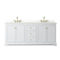 thumbnail image 6 of Wyndham Collection Wcv232380d-Qtz-Us3mxx Avery 80" Free Standing Double Basin Vanity Set -, 6 of 7