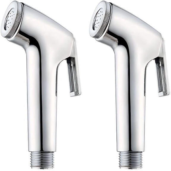 HIBIBUD 2026 New Bidet Sprayer for Personal Hygiene, Wide Application Hygiene Ensuring Versatility, 2 Pieces Bidet Sprayer Head Replacement, Superior Brushed Finish for An Elegant Touch, Reliable