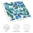 thumbnail image 3 of Nawy Turquoise Teal Palm Tree Leaf Tropical Hawaii Beach Cloth Napkins for Farmhouse Party Dining Table Decor Gift 6 PCS, 3 of 7
