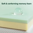 thumbnail image 3 of Zinus 4" Memory Foam Mattress Topper - Green Tea, Full, 3 of 11