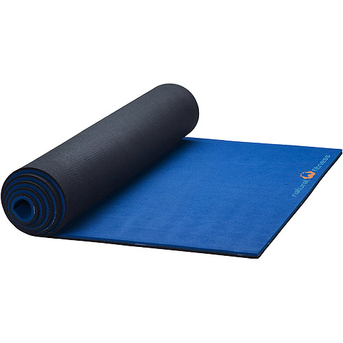 Natural Fitness Natural Rubber Professional ExtraLong Yoga Mat, Ocean