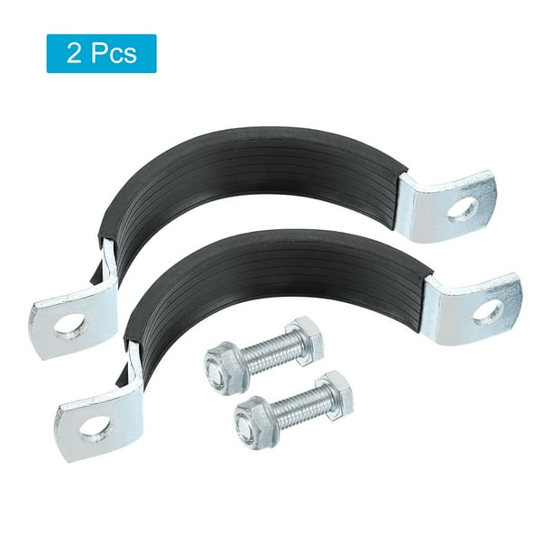 4 Pcs Adjustable Pipe Bracket Clamp, 4-1/2"(114mm) Wall Ceiling Mount