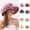 Beige, variant on Womens Derby Hats Elegant Organza Floral Elegant Tea Party Church Hats Adjustable Wide Brim Fascinator Derby Hats Flower Bridal Shower Hat