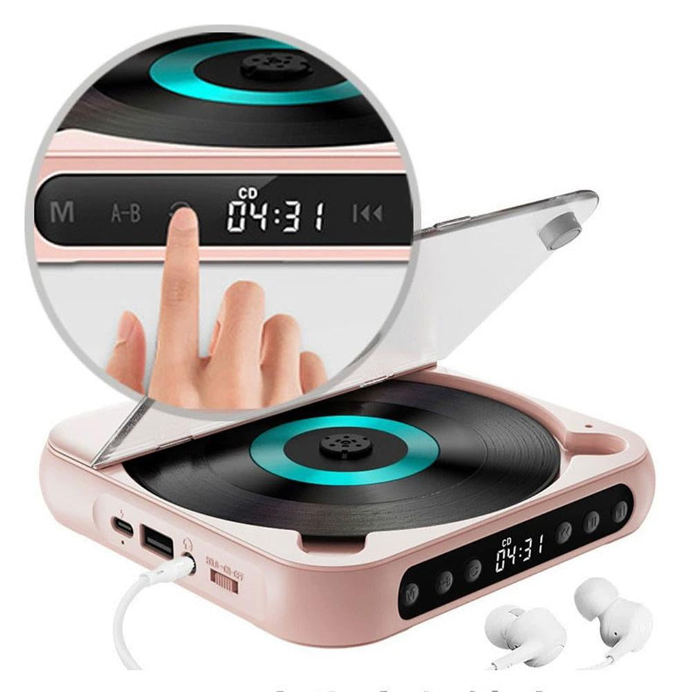 Mini Stylish CD Player with Wireless Bluetooth, Long - lasting Battery for On - the - go Music Listening