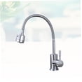 thumbnail image 3 of HAMPPLIES Kitchen Taps Stainless Steel Rotatable Single Hole 1Pcs, 3 of 8