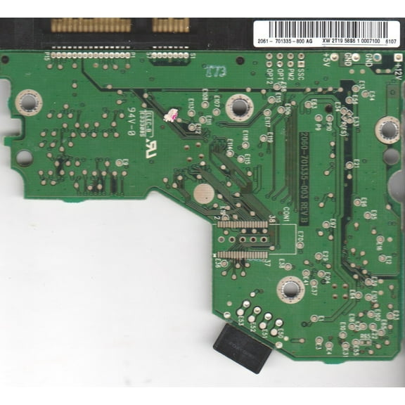 WD2500JS-00MHB0, 2061-701335-800 AG, WD SATA 3.5 PCB