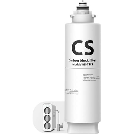 

WaterdropTSCS Under Sink Water Filter Replacement for Waterdrop 3-Stage DC Integrated Under Sink Water Filtration System 2000 Gallons Hige Capacity. 1 Pack