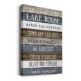 thumbnail image 2 of Simple Lake Rules Premium Gallery Wrapped Canvas - Ready to Hang, 2 of 9