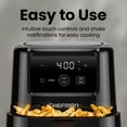 thumbnail image 6 of Chefman 2 Qt Compact Air Fryer w/ Digital Display and Shake Reminder - Black, 6 of 8