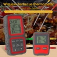 thumbnail image 3 of Smart Meat Thermometer Digital Wireless with Dual Probes Instant Read Magnetic Food Thermometer APP Control with Timing Alarm for Outside Grill BBQ with Standable and Hangable Stand, 3 of 9