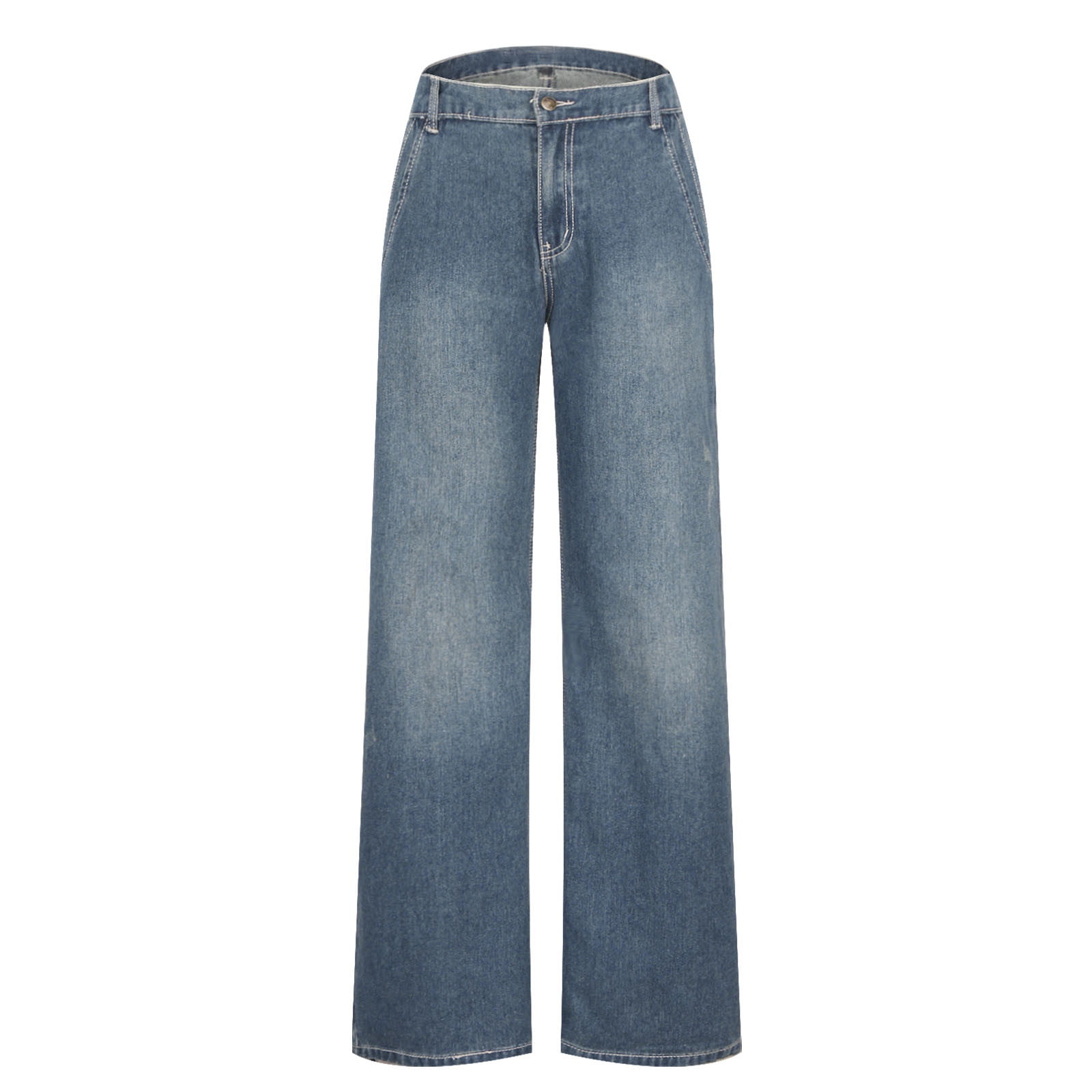 na.e Wide Loose Jeans _Deep Blue