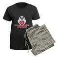 thumbnail image 5 of CafePress - True Love Panda Women's Dark Pajamas - Women's Short Sleeve Print T-Shirt and Pants Dark Cotton Pajama Set, 5 of 7