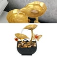 thumbnail image 2 of Home Desktop Fountain, Small DIY Lotus Leaf Butterfly Tabletop Circulating Waterfall Decoration for Office Living Room[110V], 2 of 9