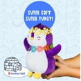 thumbnail image 4 of Pudgy Penguins Plush Buddie Figure 4 - Cute Stuffed Animal Penguin Flower Girl With Flower Necklace, 4 of 7