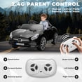 thumbnail image 3 of Track Seven 12V Licensed Mercedes-Benz CLS 350 Kids Ride On Toys, Electric Cars with Parent Control, Music, Bluetooth, LED Lights, Spring Suspension for Boys Girls Aged 2+, Black, 3 of 7