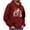 Wine, variant on Wancir Mens Santa Claus Funny Sweatshirt Christmas Novelty Fashion Pullover Hoodies