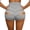 Gray women high waist stretch shorts a1, variant on Cagogo Women's High Waisted Stretch Shorts Casual Slim Fit Solid Sporty Two Piece Set Matching Lounge Yoga Bike Workout Athletic Shorts, Dark Gray S