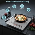 thumbnail image 2 of Karienvir Single Burner Electric Cooktop, Portable Electric Stove 110v with plug, Touch Control, Safety Lock, Timer, Kitchen Cooking Cooktop With 9 Power Levels, 1800W(Grey), 2 of 7