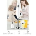thumbnail image 2 of Mistaha Immersion Hand Blender 4-in-1 Stick Blender with 600ml Mixing Beaker, Food Grinder, Egg Whisk, Smoothies, Sauces and Soups - White, 2 of 7