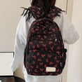 thumbnail image 6 of Fgnfyis Backpack for Girls Stylish Womens Bow Cute Shoulder Bag for Daily Use Commute Work Travel School Versatile Carryall Kindergarten Backpack Red, 6 of 8
