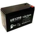 thumbnail image 2 of 2x Pack - Compatible Sbc S1270 Battery - Replacement UB1290 Universal Sealed Lead Acid Battery (12V, 9Ah, 9000mAh, F1 Terminal, AGM, SLA) - Includes 4 F1 to F2 Terminal Adapters, 2 of 4