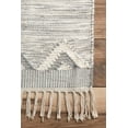 thumbnail image 3 of nuLOOM Savannah Moroccan Fringe Runner Rug, 2' 6" x 8', Light Gray, 3 of 4