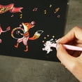 thumbnail image 3 of 12PCS Kids Scratch Art Kit DIY Creative Scratch Art Paper Scratch Art Pads, 3 of 9