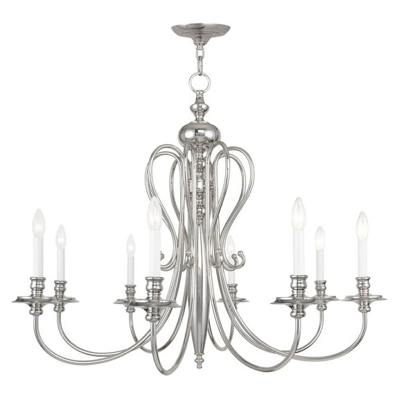 Livex Lighting - Caldwell - 8 Light Chandelier in Traditional Style - 35 Inches