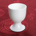 FCEgg Cups, Set of 4 White Porcelain Egg Cup Serving Boiled Egg