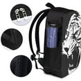 thumbnail image 5 of YFYANG 17" Laptop Backpack, Tiger Pattern Fashion Travel Work Backpack with USB and Headphone Cable Interface for Men and Women, 5 of 8