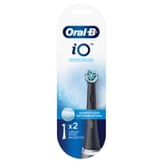 Oral‑B Toothbrush Heads, iO Ultimate Clean Electric Toothbrush Replacement Heads, Black, 2 Count