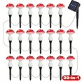 thumbnail image 3 of YZYOE Paquete de 20 Luces Solares LED para Exterior, Mini Setas Rojas, Luz Cálida, Impermeables, para Decoración de Jardín con 8 Modos de Iluminación, 3 of 6