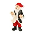 thumbnail image 2 of Figura decorativa de resina de Papá Noel para decoración navideña en sala de estar. Escultura navideña de Papá Noel para el hogar, fiestas y escritori Sosteniendo un bolígrafo, 2 of 8