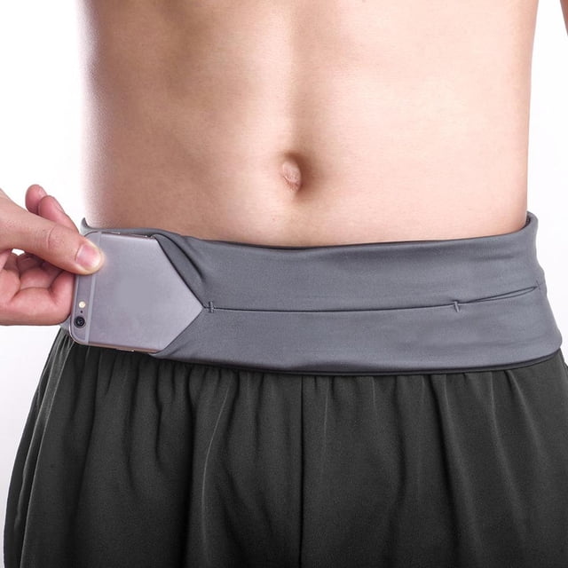 Cinturón Para Correr Para Mujer Y Hombre, Cinturón Deportivo Elástico Para Fitness Con Riñonera Invisible, Riñonera Ajustable Para Correr Yuarrent AP007767-01