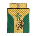thumbnail image 2 of Custom Australia Rugby Quilt Bed Set Kangaroo Mascot LT17, 2 of 5