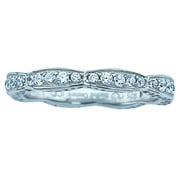 925 Sterling Silver Eternity Bands for Women & Wedding Ring Make Great Gifts for Her