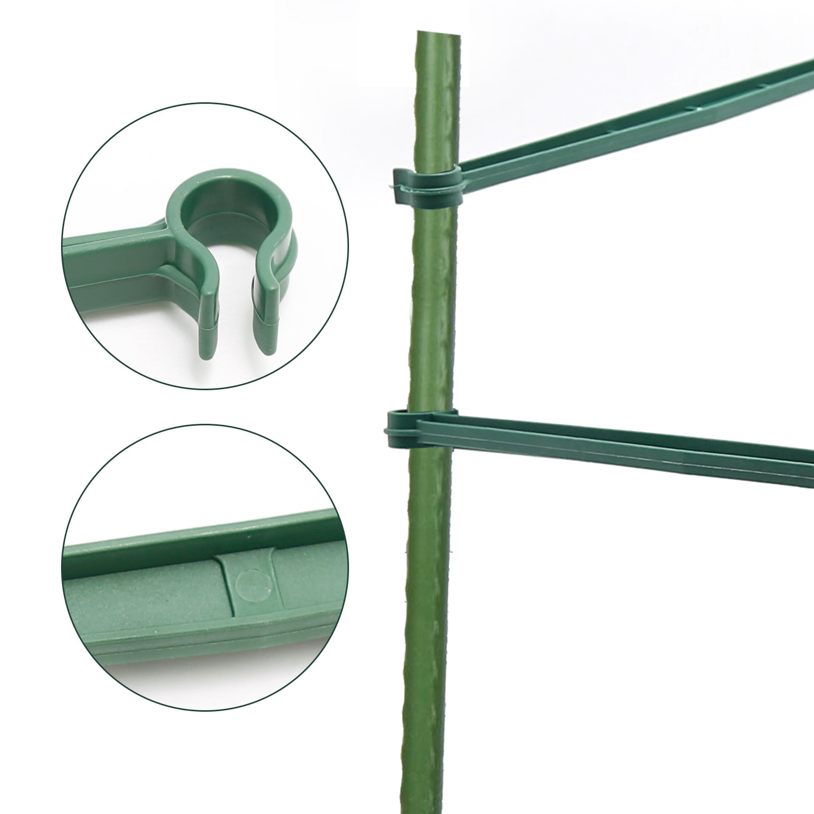 100PCS Stake Arms for Tomato Cage, 11.8 inches Expandable Trellis Connectors, Suitable for Tomatoes and Vegetables (No Stake, Bayonet Diameter: 11 mm)