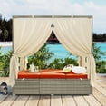 thumbnail image 2 of U_Style Adjustable Sun Bed With Curtain,High Comfort,With 3 Colors (old sku:WY000312AAO), 2 of 9