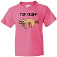 thumbnail image 3 of Inktastic Nap Champ Cute Sleeping Sloth Youth T-Shirt, 3 of 5