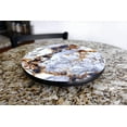 thumbnail image 3 of Lazy Susan For Kitchen Table Top, Porcelain Marble W/ Gold, 24", 3 of 8