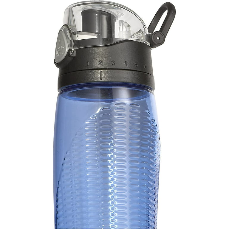 Intak by Thermos® Hydration Bottle with Meter, Blue 24oz - Yahoo Shopping