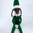 thumbnail image 2 of Vacaciones navideñas 2023Muñeco elfo Decoración navideña Regalo para niños Juguete de peluche sorpresa Reideer de vacaciones Elfos Colores verdes, 2 of 5