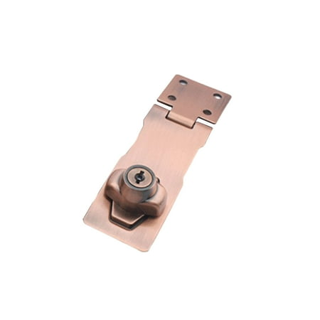

Jygee Right Angle Cabinet Door Lock Metal Drawer Closet Wardrobe Locking Household Window Office Replacement with Screws Keys Red Bronze 3inch