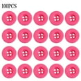 thumbnail image 4 of Maoww 100Pcs Resin Buttons Candy Color 4 Holes Children Handmade Decoration for DIY Sewing Craft, 4 of 8