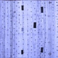 thumbnail image 1 of Ahgly Company Indoor Square Abstract Blue Contemporary Area Rugs, 8' Square, 1 of 4