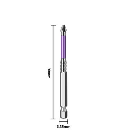 

Non-slip PH2 Magnetic Batch Head Cross Screwdriver tool hand Drill Bits 25-150mm